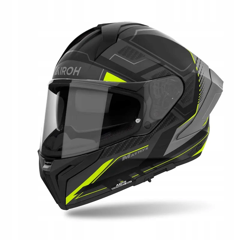 Integrálna motocyklová prilba Airoh Matryx Rocket Yellow Matt S