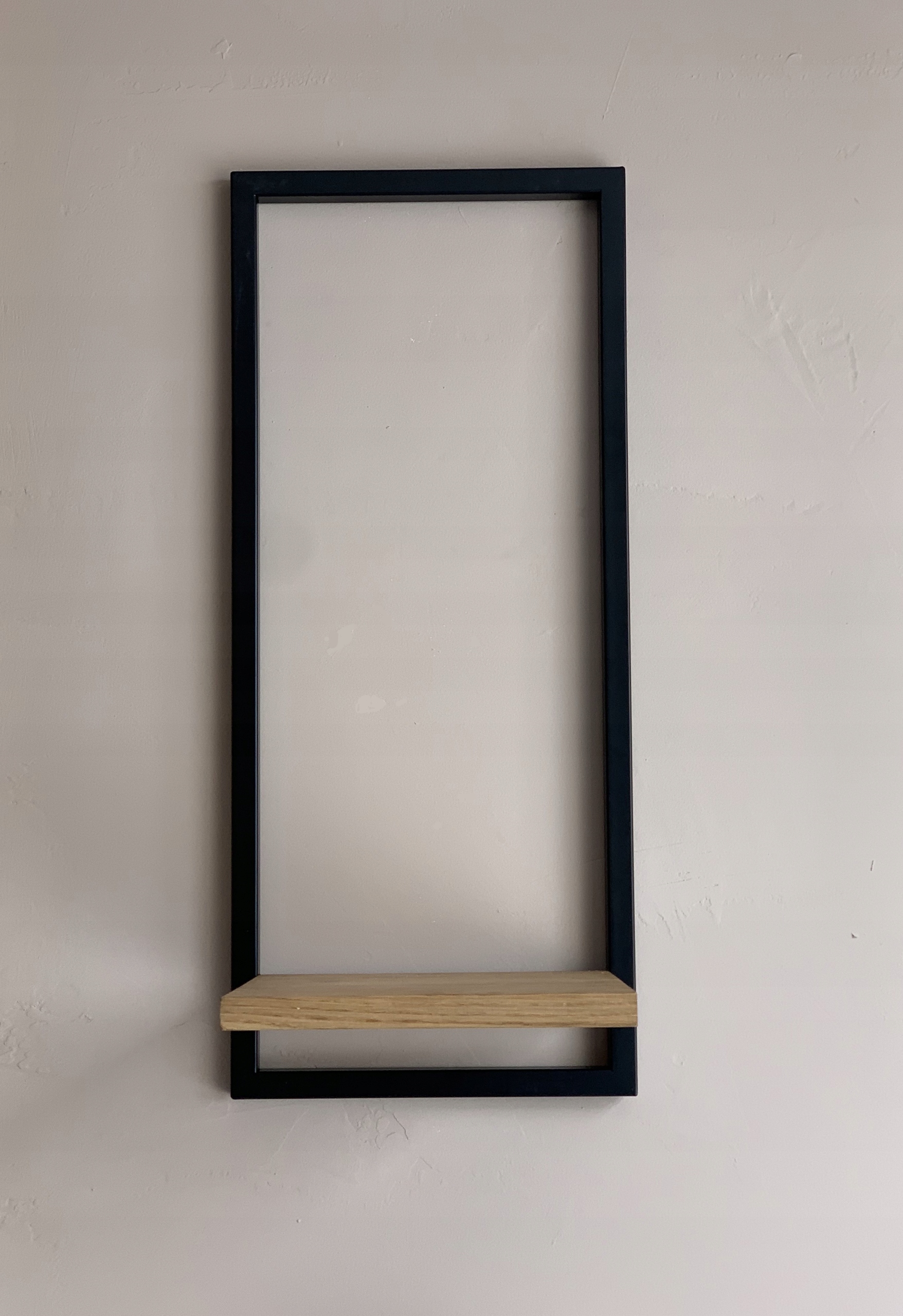 PÓŁKA ŚCIENNA WISZĄCA LOFT NA ŚCIANĘ naturalny DĄB Szerokość mebla 30 cm