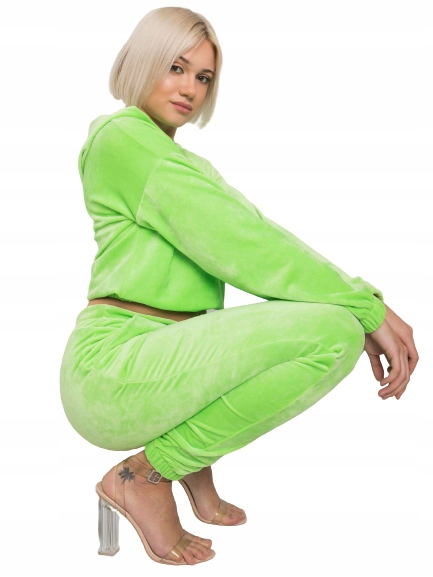 

Komplet dres Welurowy neonowy