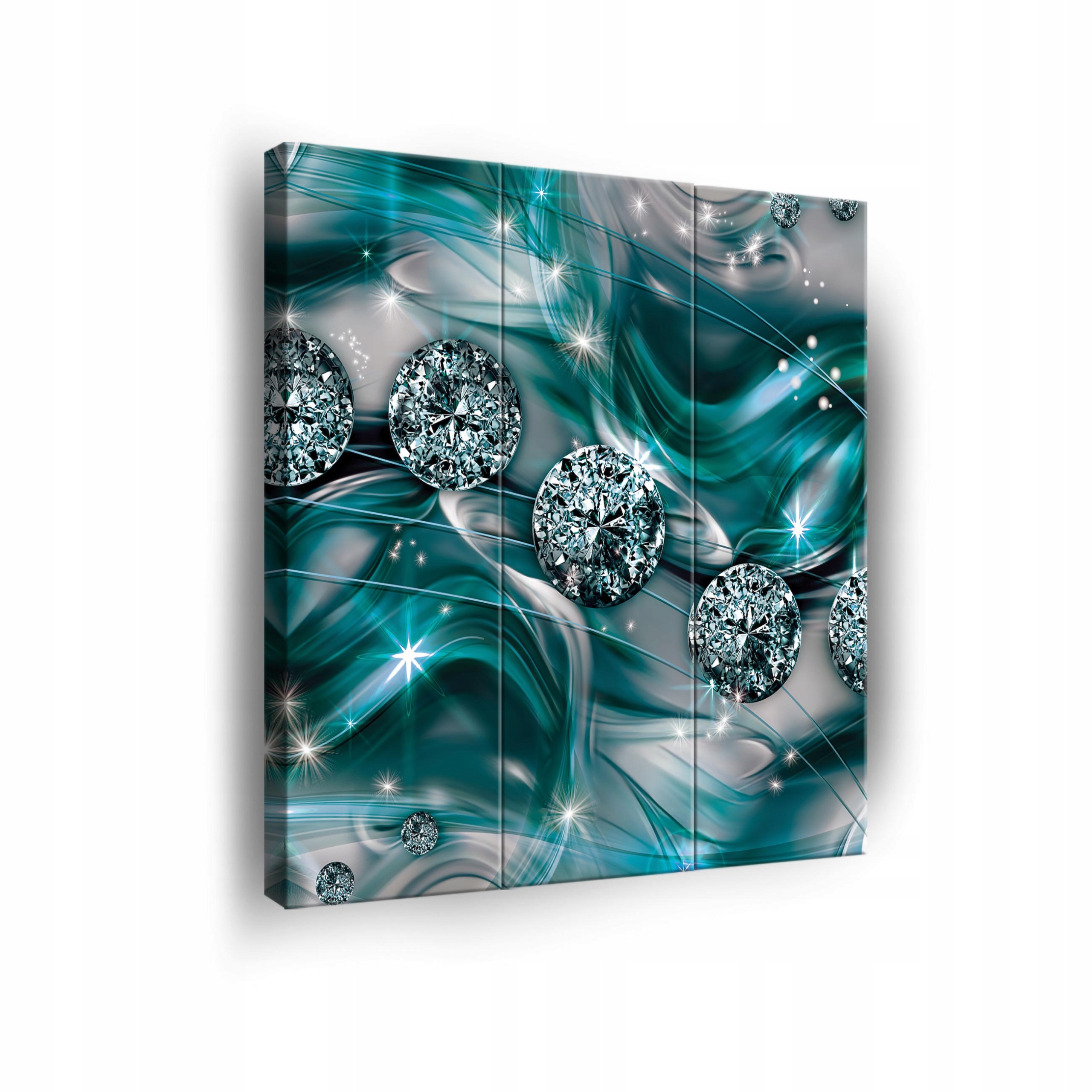 Obraz Abstrakce Na Plátně Stěna 3 Části Triptych Ložnice Obývací Pokoj 90x100