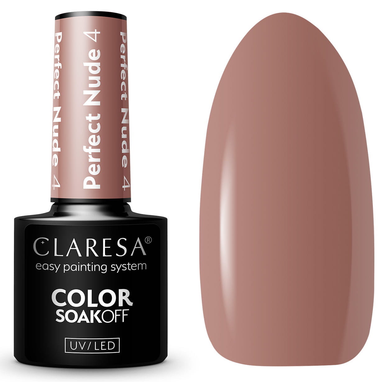 

Claresa Lakier Hybrydowy Perfect Nude 4 -5G