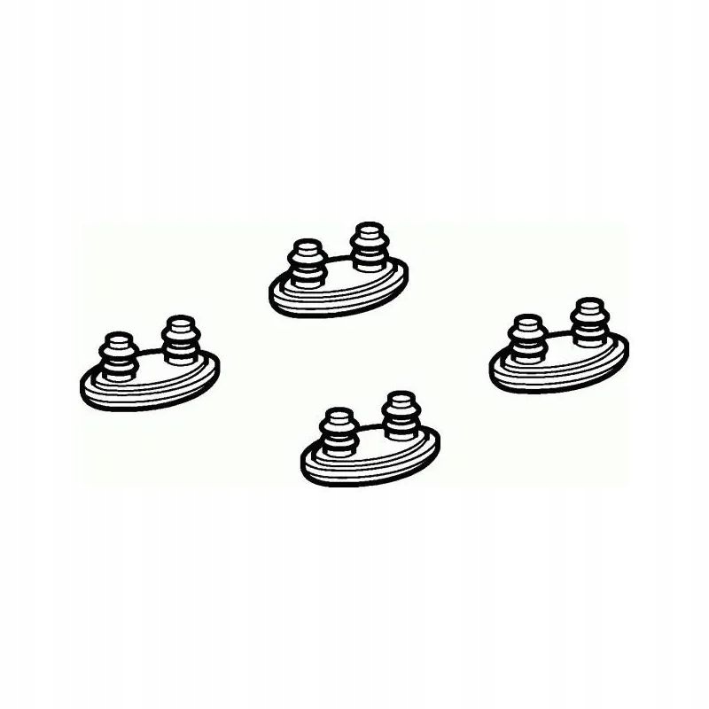 Geberit Gumové Podložky Pro Wc Sedátko, Zvedací 242.174.00.1