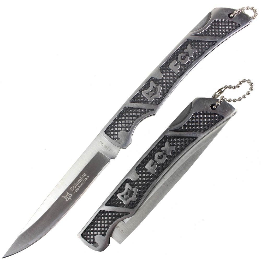 Nóż składany Scyzoryk Columbia Fox Full Metal Back-lock blokada NS87