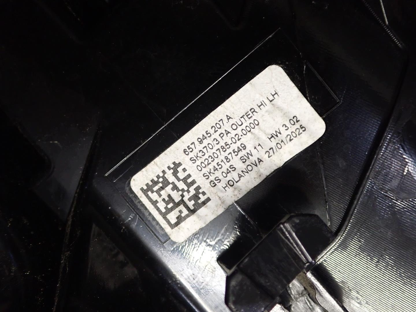 light rear part rear left SKODA SCALA 2019- 657945207A