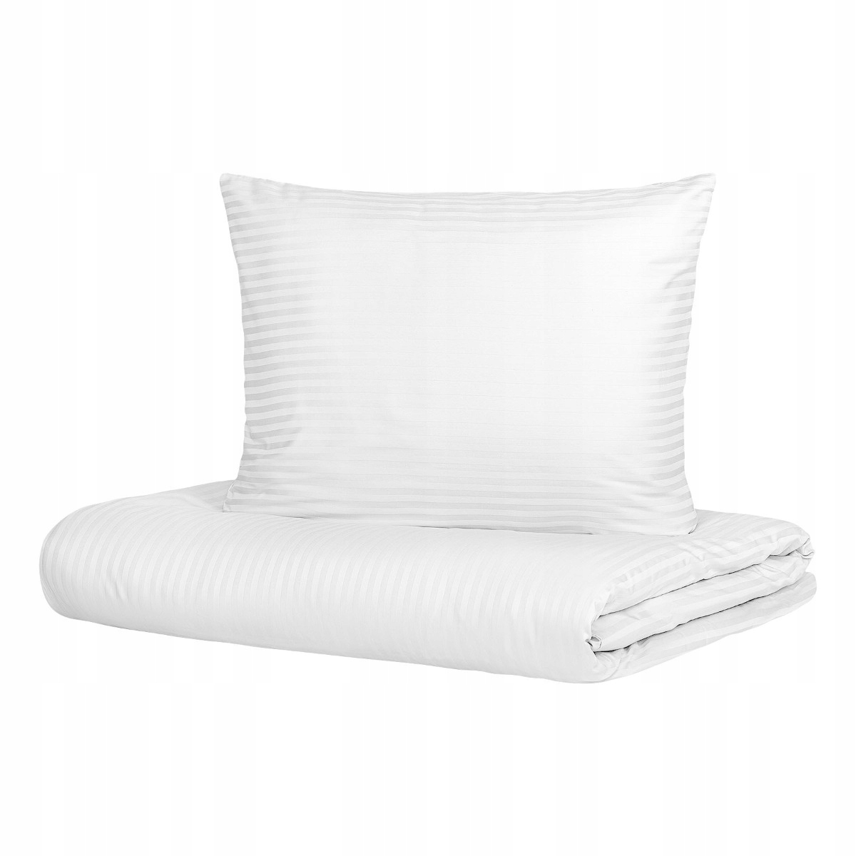 Pościel Agnes satynowa biała 160x200 cm Homla