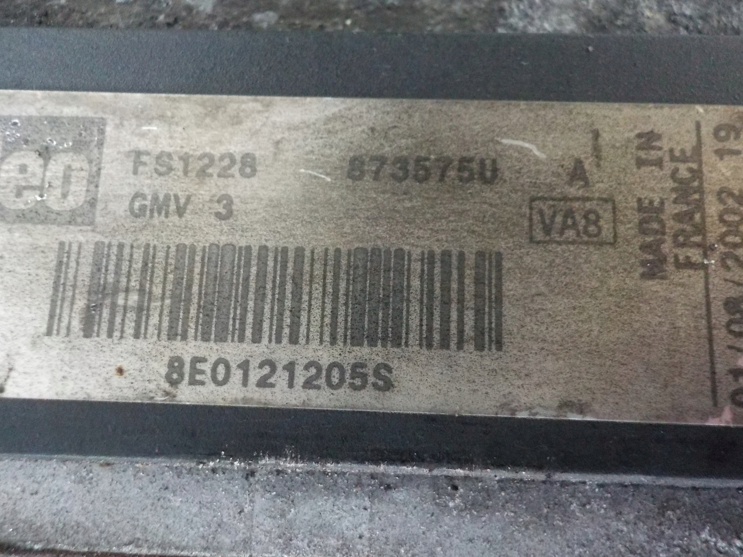 AUDI A4 B6 radiator fan 8E0121205S