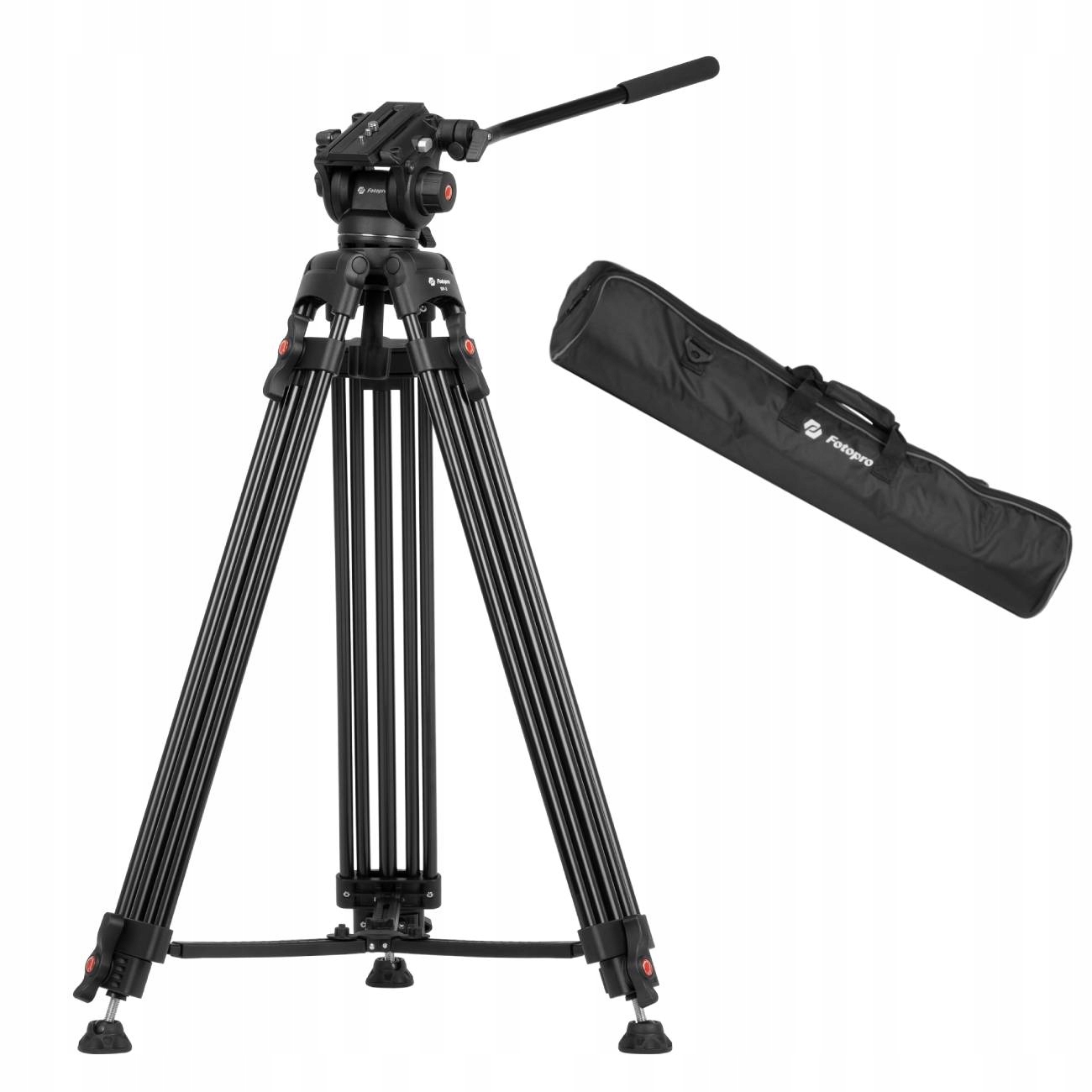 Statyw Fotograficzny Stojak Tripod Do Aparatu Kamery 180CM Torba Fotopro