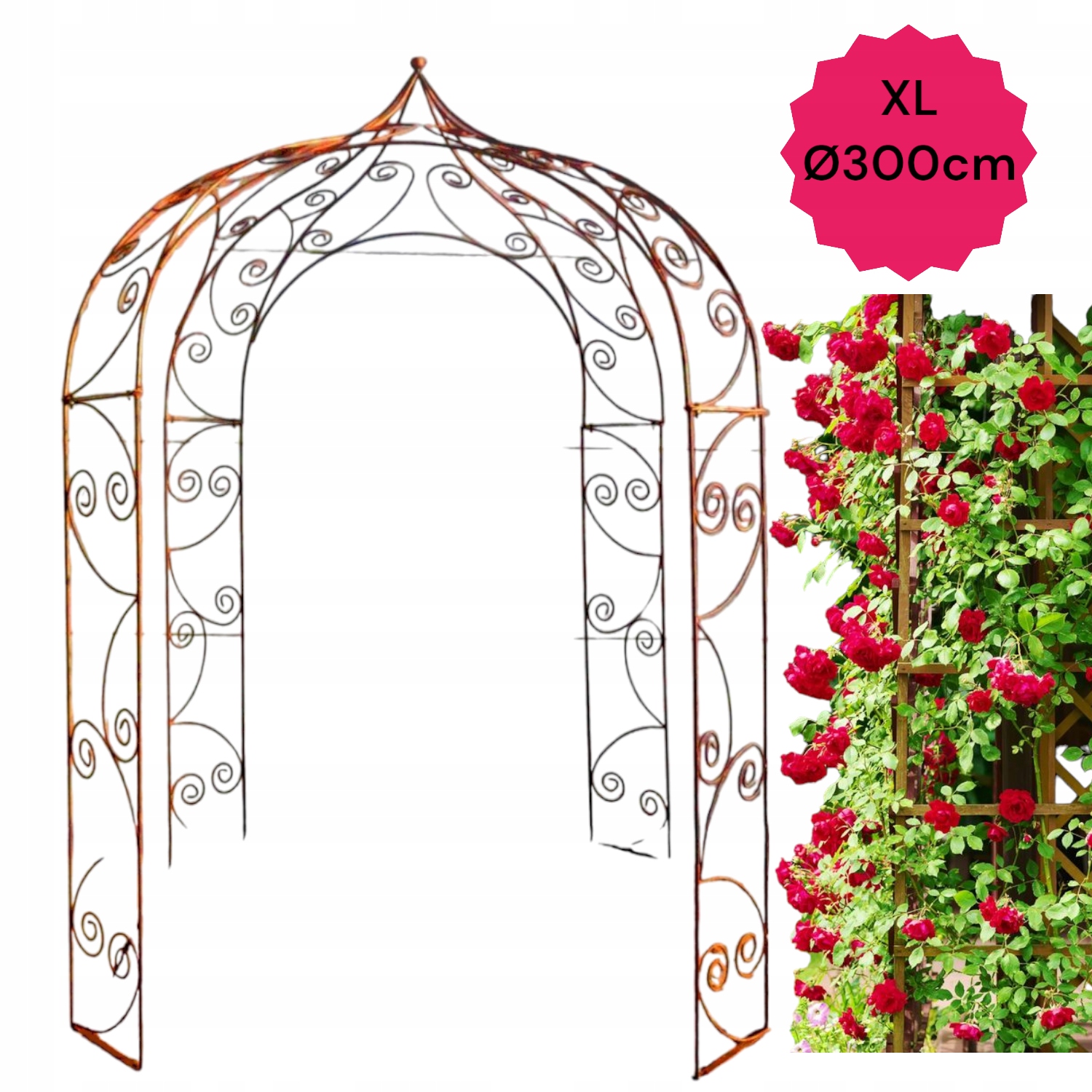 Pawilon ogrodowy altana metalowa polski producent Jakość śred.300cm H 270cm
