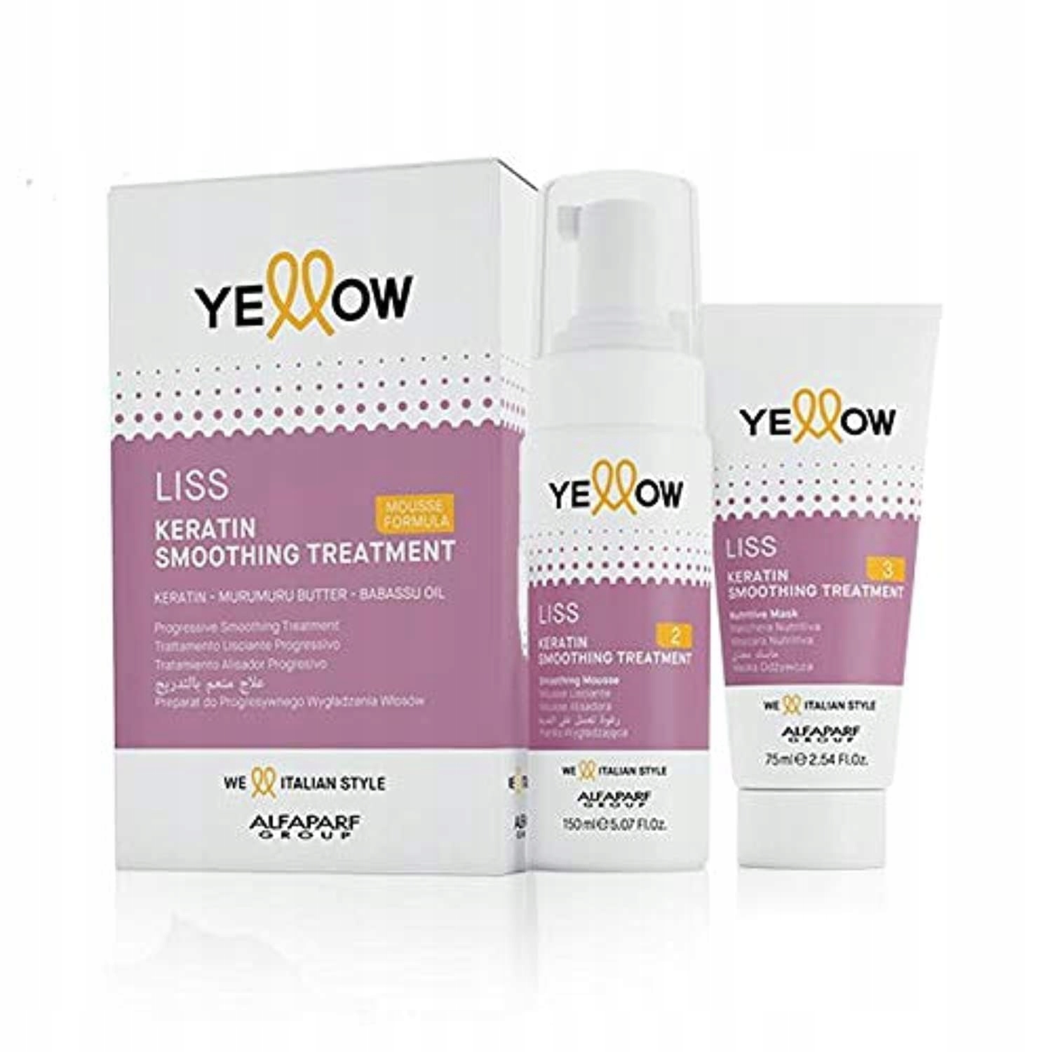 Sada pro keratinové narovnání Alfaparf Keratin Liss Therapy