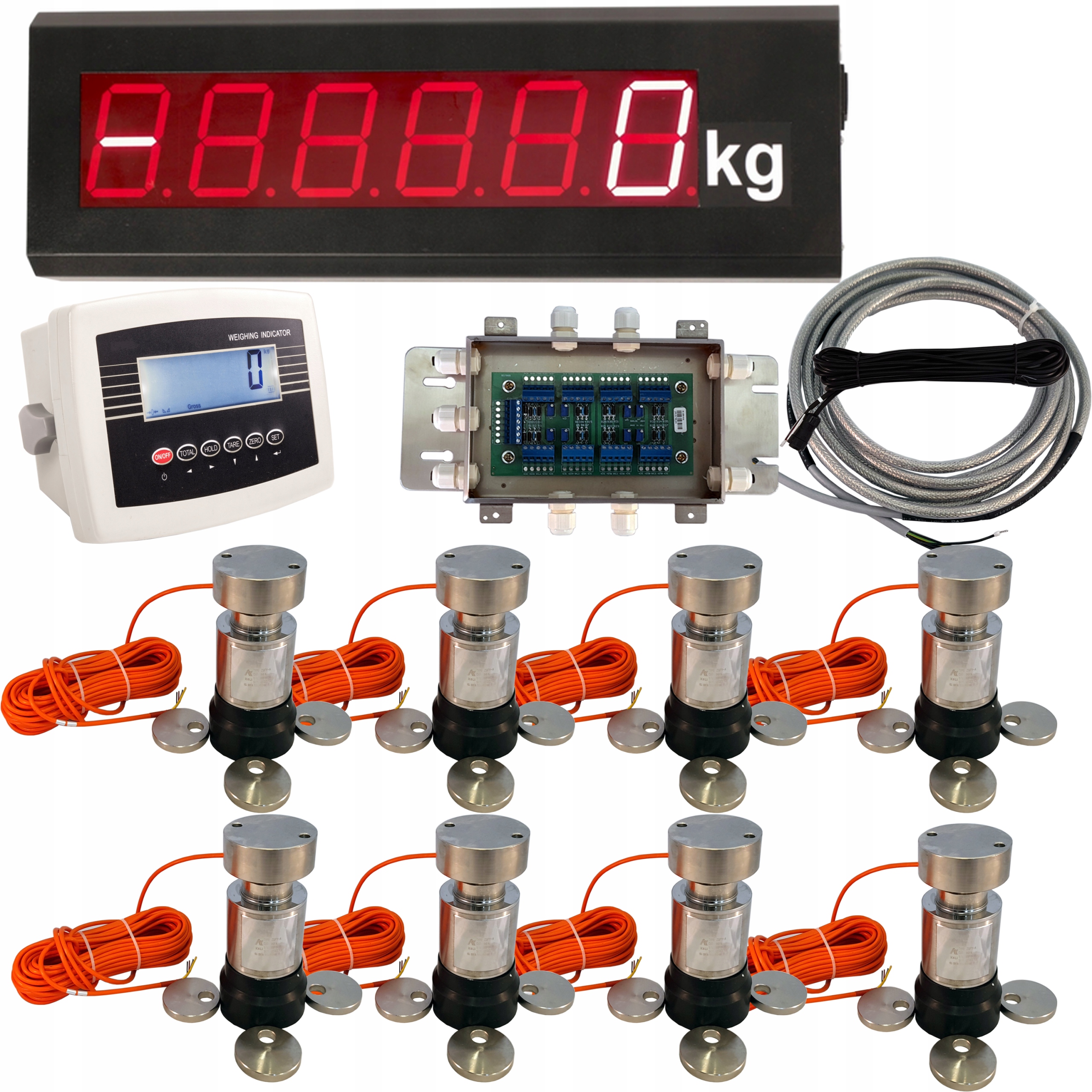 Sada pro stavbu automobilové váhy, hmotnost 50T