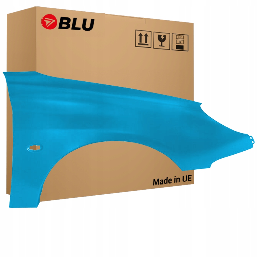 Blu Blatník Peugeot 206 CC Kny pravý modrý 98-09 přední