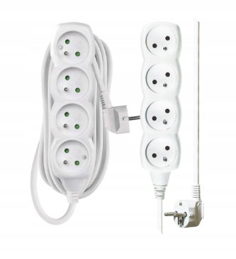 PRZEDŁUŻACZ LISTWA ZASILAJĄCA 4 GNIAZDA 5m