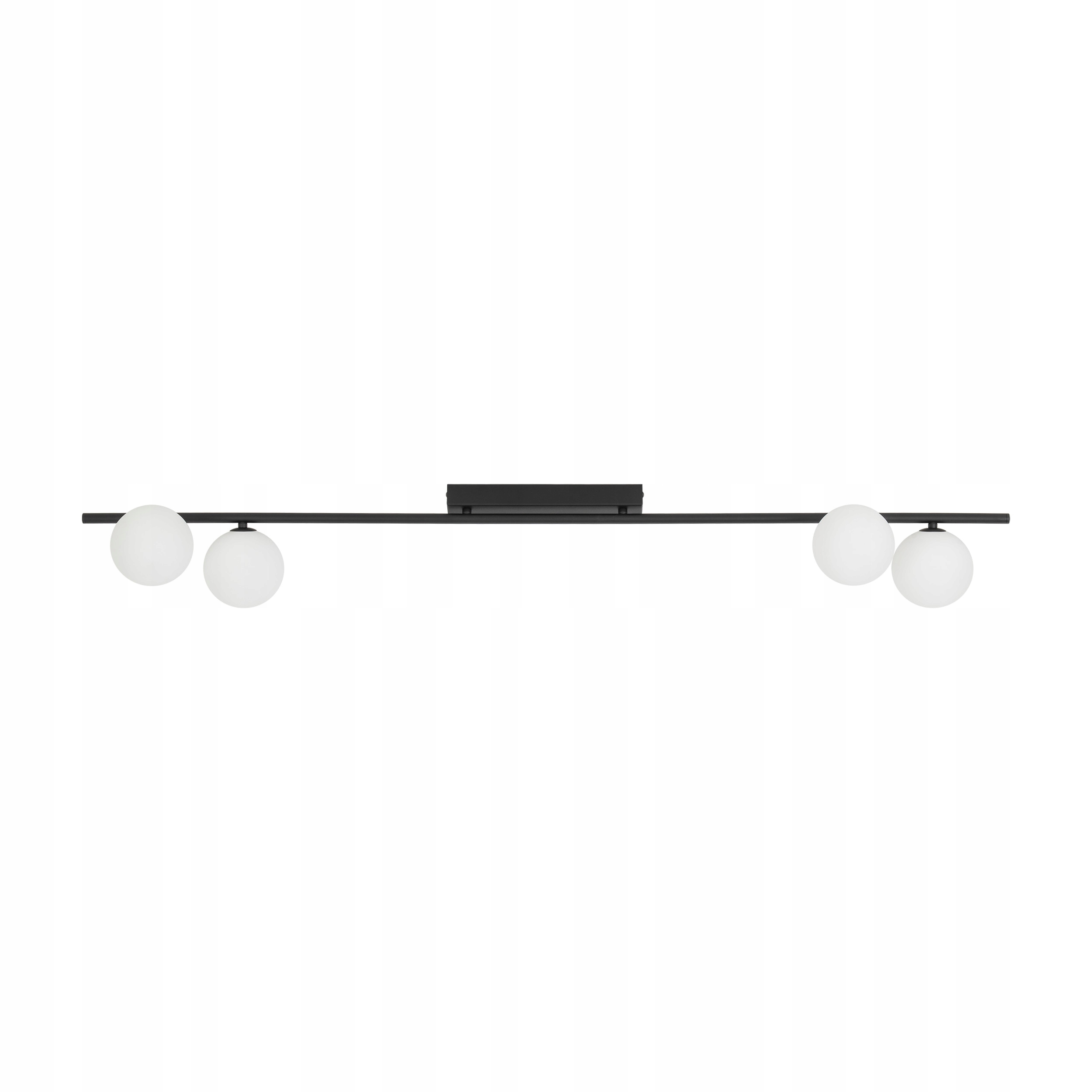 Lampa sufitowa listwa czarna z białymi kloszami 4xG9 11477 Tk Lighting