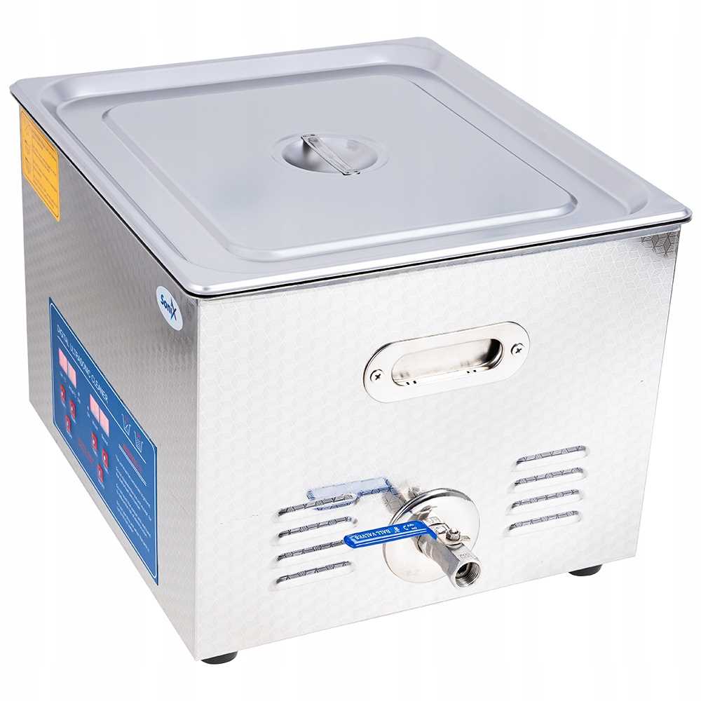 MYJKA WANNA ULTRADŹWIĘKOWA MYCIA CZĘŚCI STALI Z KOSZEM 15L 400W + PŁYN 5L Marka Heckermann