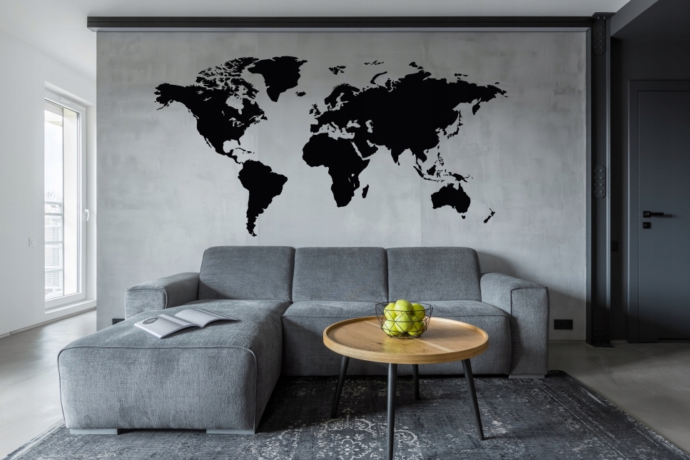 Mapy Świata Naklejka ścienna Świat naklejki mapa Bohater Inny