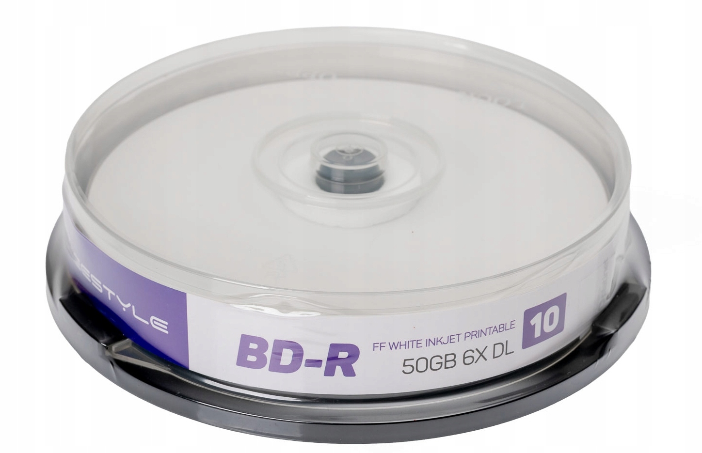 Omega Freestyle Blu-ray Bd-r DL 50GB 6x Printable Full Face cake 10 kusů