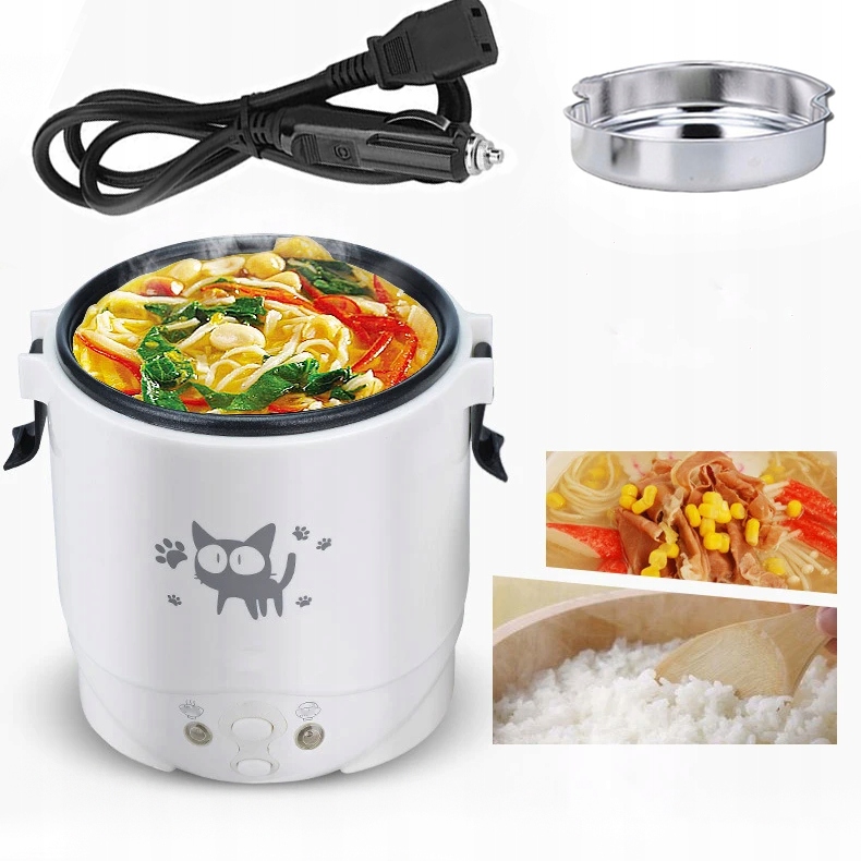 Elektrický Mini Hrnec Na Vaření Rýže, Přenosný Multicooker 24V Tir