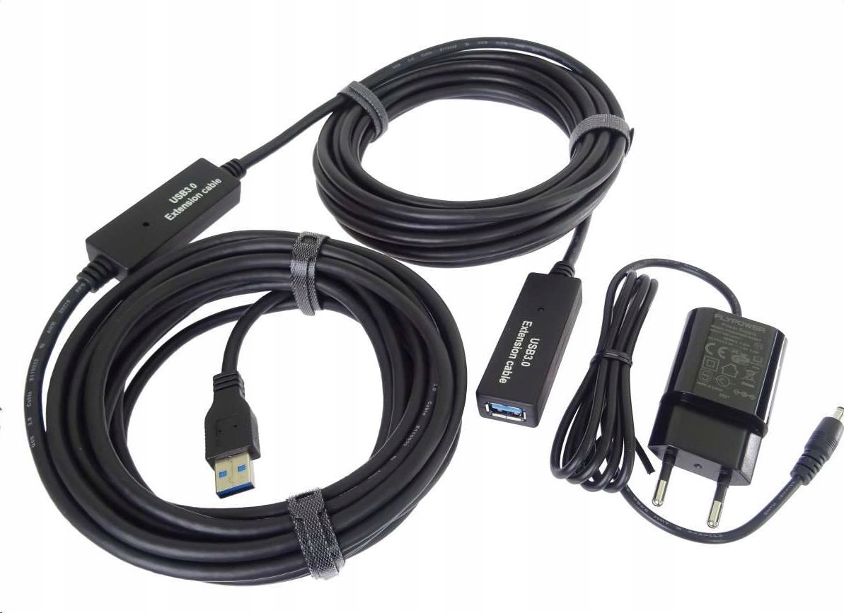 PremiumCord Usb 3.0 opakovač a predlžovací kábel A/ M-a/ F 10 m ku3rep10