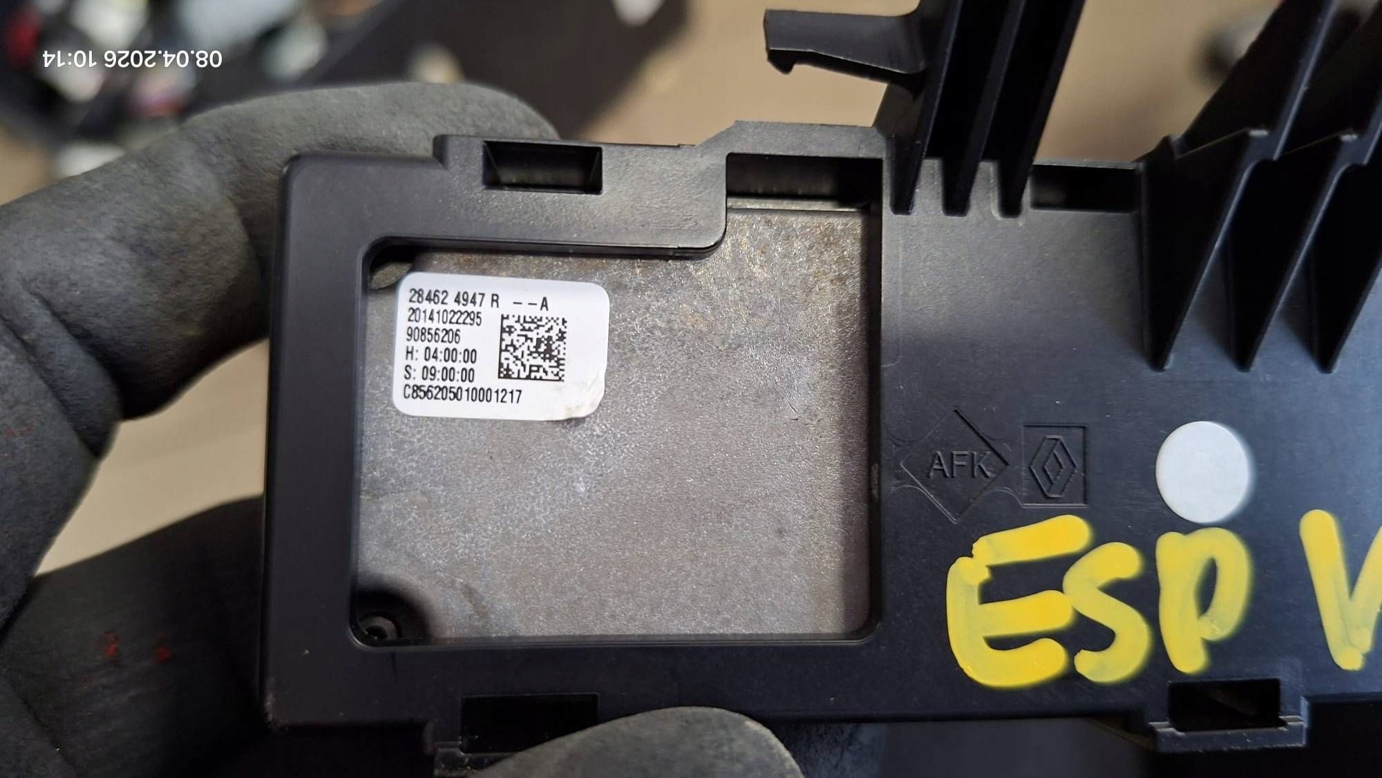 Kamera przedniej windows (ADAS) Renault Espace V (RFC) 284624947R
