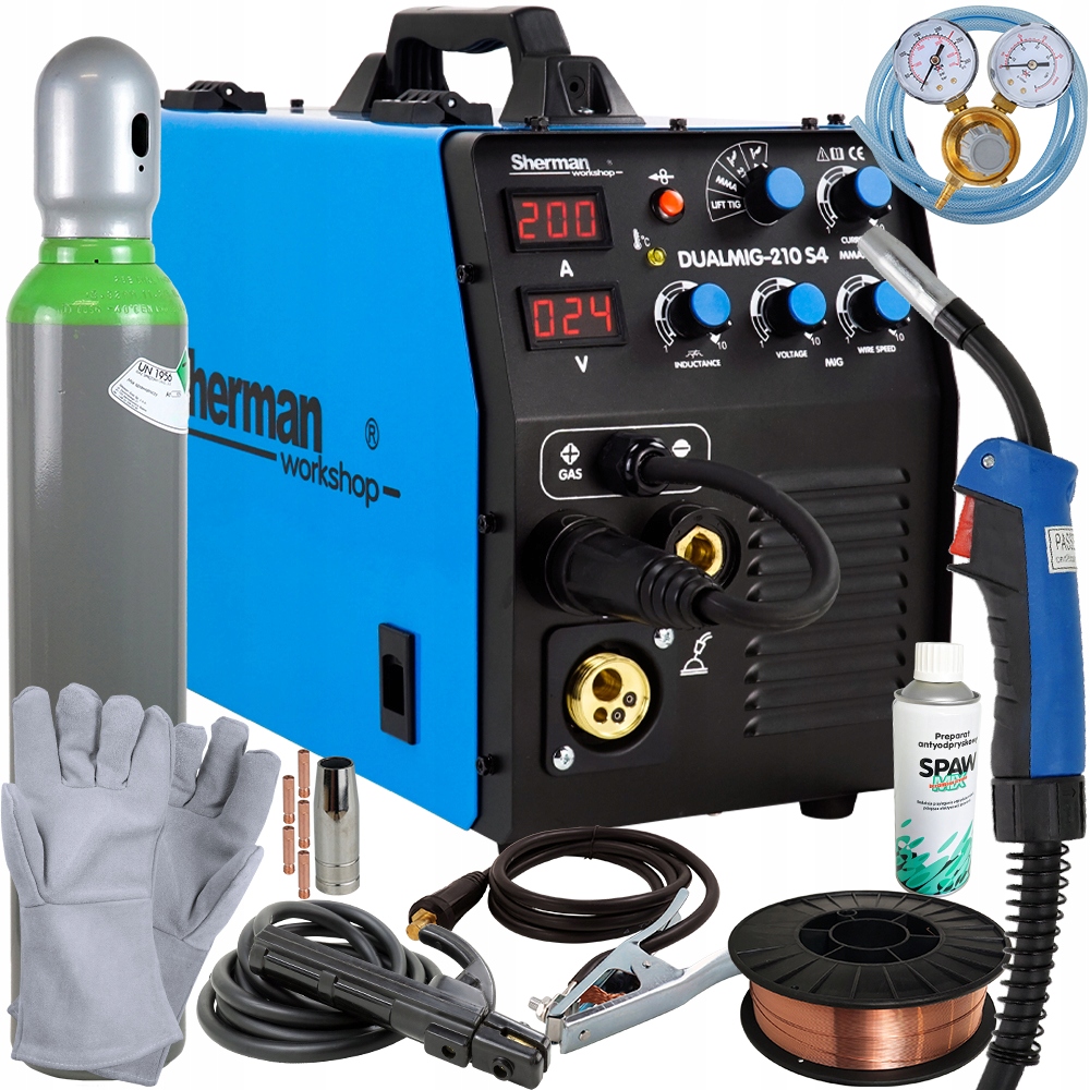 Spawarka MIGOMAT inwertorowa MIG 210 MMA TIG 200A