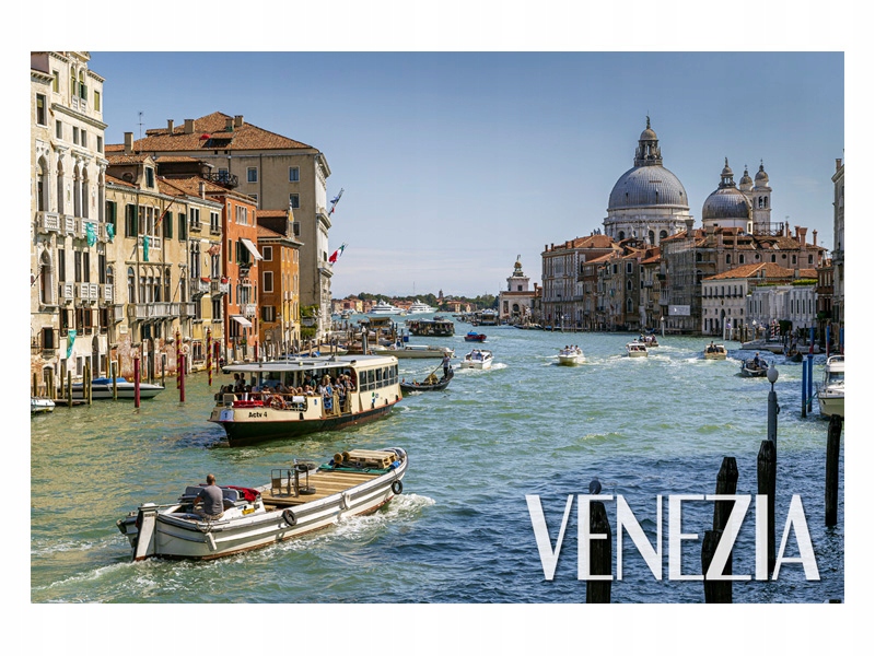 

Wenecja Canal Grande -Gondole- Magnes na lodówkę