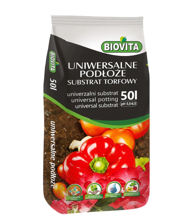 

Substrat torfowy ziemia pH 5,5-6,5 Biovita 50L