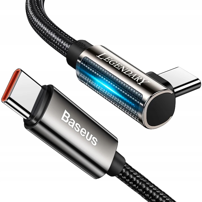 

Baseus Kątowy Kabel Usb-c Type-c Pd 100W Qc 4.0 2M