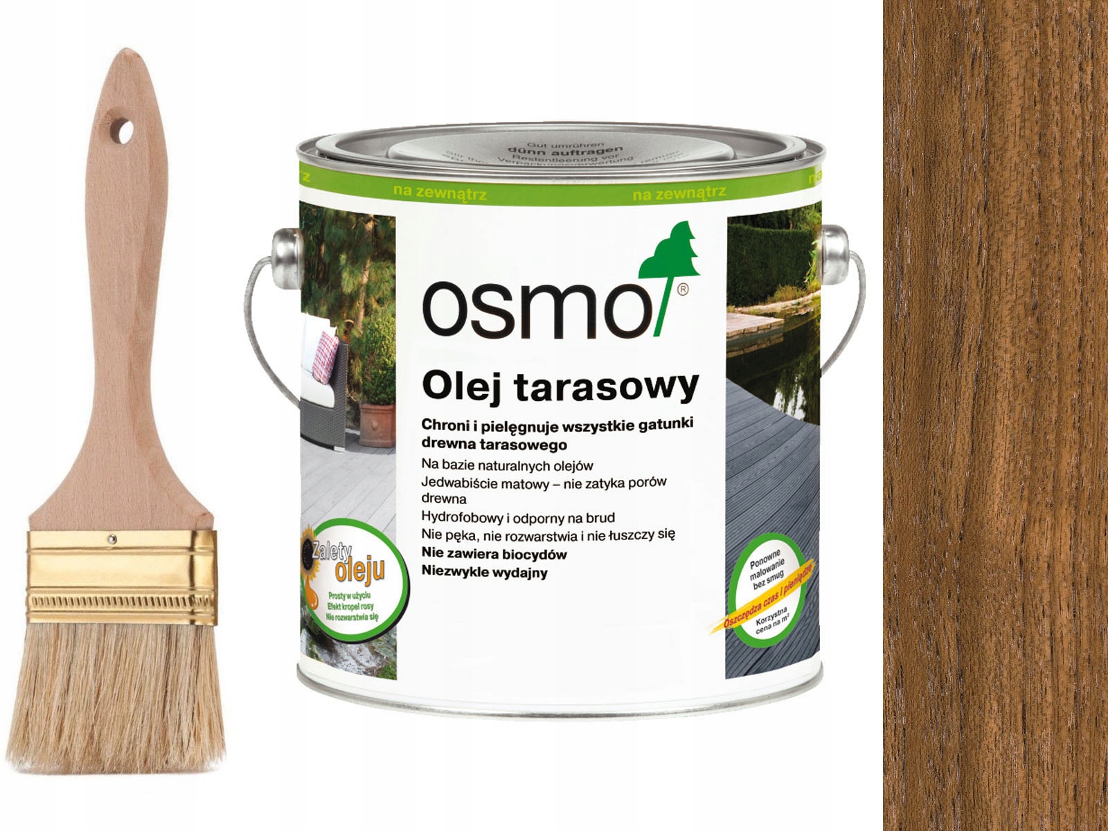 Osmo Olej na terasy 007 Teak 2,5L Darček
