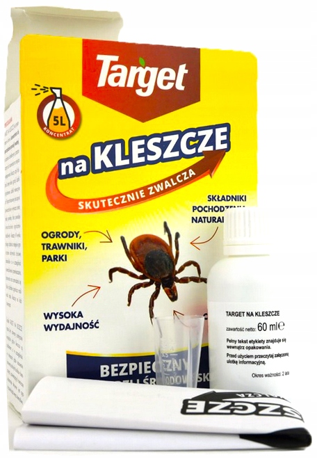 

Target Preparat Na Kleszcze Wydajny Oprysk 60ML