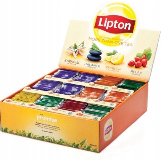 Herbata Lipton Variety Pack (180 sztuk=12 smaków x 15kopert foliowych)