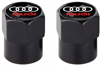 

Audi Nakrętki Na Wentyl komplet=4szt z Pl Black