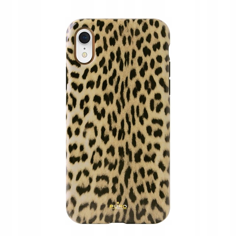 

Puro Glam Leopard Cover Etui case tył do iPhone Xr