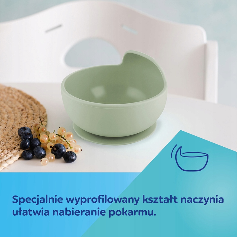 CANPOL BABIES MISECZKA SILIKONOWA Z PRZYSSAWKĄ MISKA BEŻOWA 330 ML 6M+ Materiał wykonania silikon