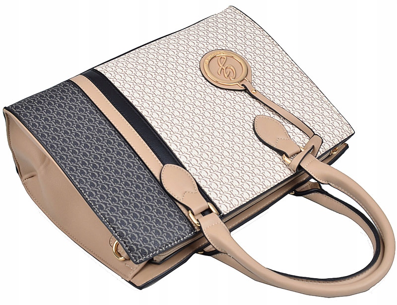 GALLANTRY TOREBKA damska KUFEREK do ręki pasek modny monogram Materiał dominujący skóra ekologiczna