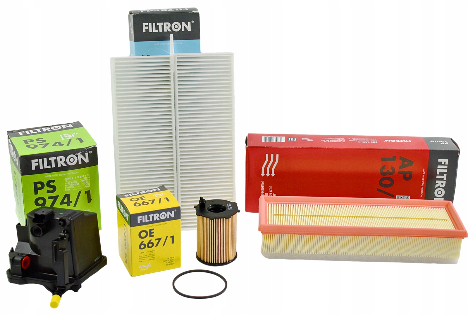 Sada 4 filtrů Peugeot Partner II 2 1.6 HDi Z298