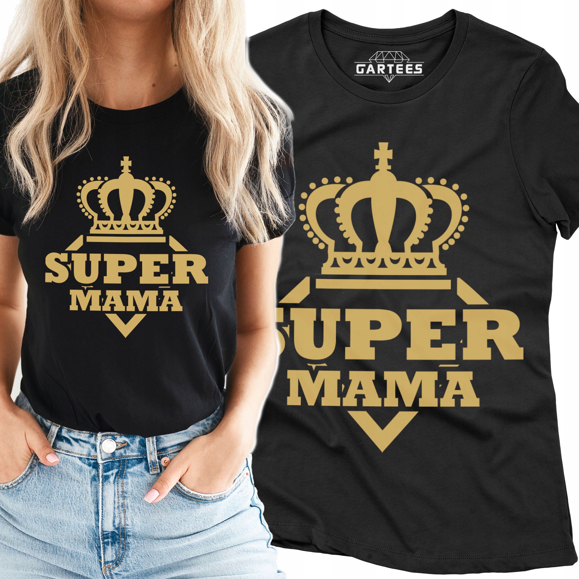 

Koszulka Damska Mama Z Korona Bluzka