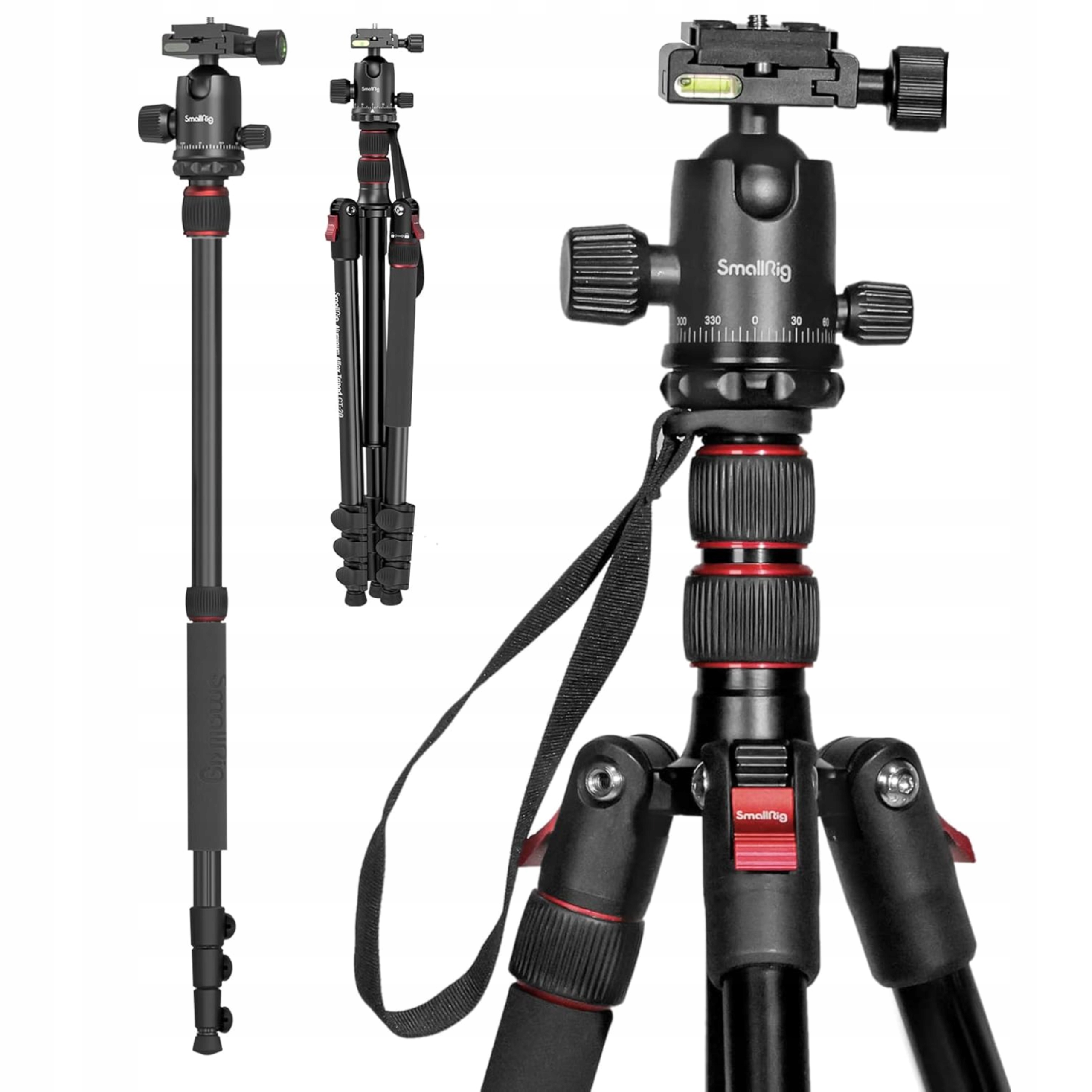 Smallrig Stativ 78“ 2V1 Monopod Hlava 36 MM Do 15 Kg 3474