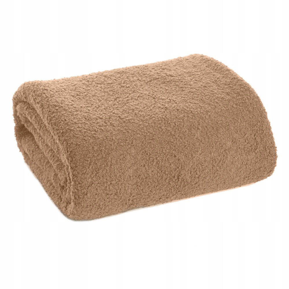 Deka přehoz Bukla 200x220 Eurofirany béžová teplá beránek