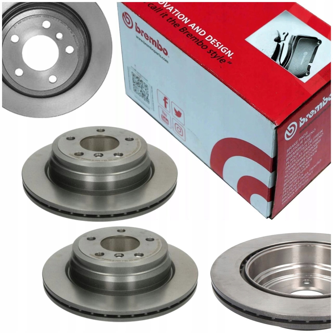 Brzdový Kotouč Brembo 09.B338.21 Zadní 1 Kus