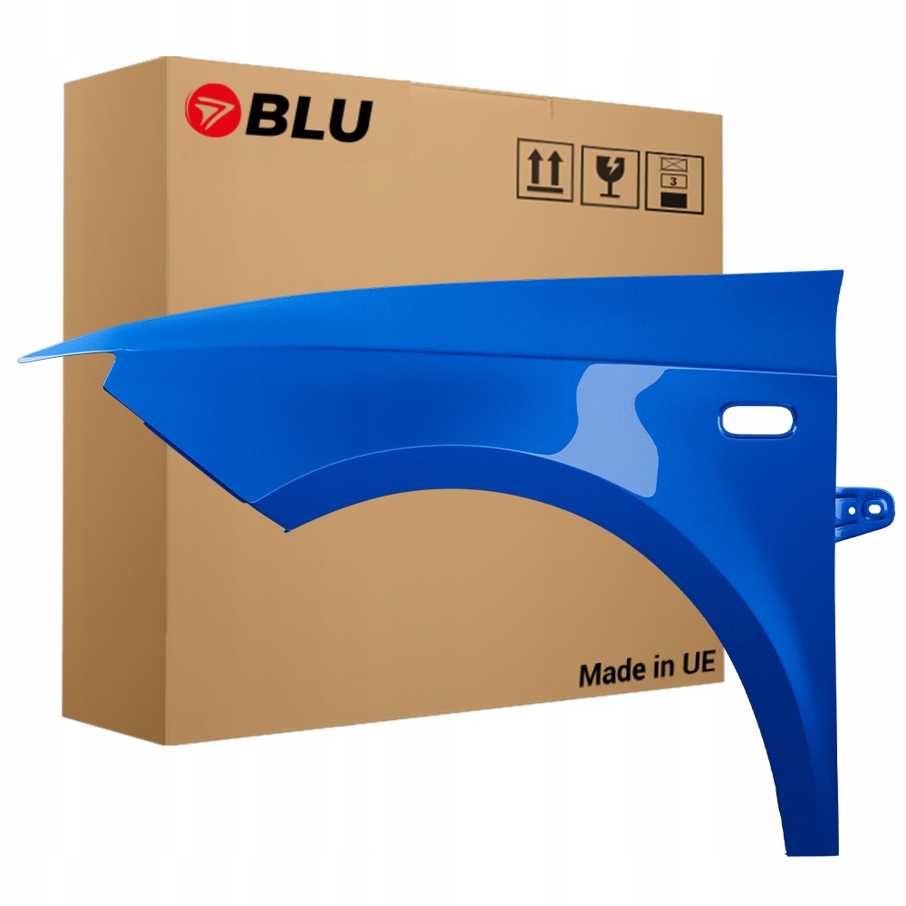 Blu Blatník Seat Ibiza IV 4 6J LW5P levý modrý 08-17 přední AzulApollo