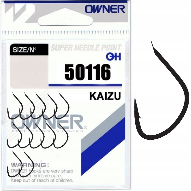 Haczyki Owner 50116 Kaizu Nr 1 12szt. Na Leszcza Feeder Grunt Mocne Kute