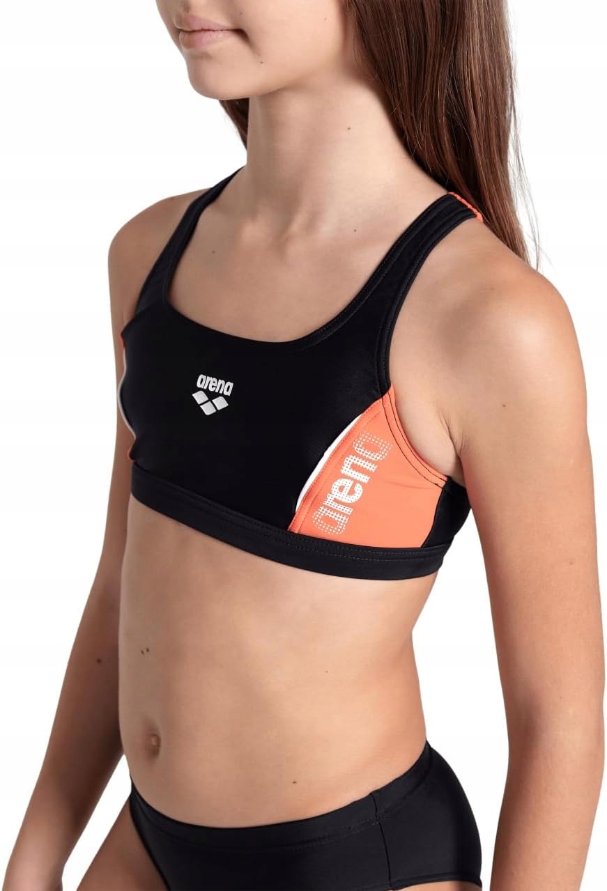 Arena Strój Sportowy Dwuczęściowy Czarny Dziewczęcy 152 6FA