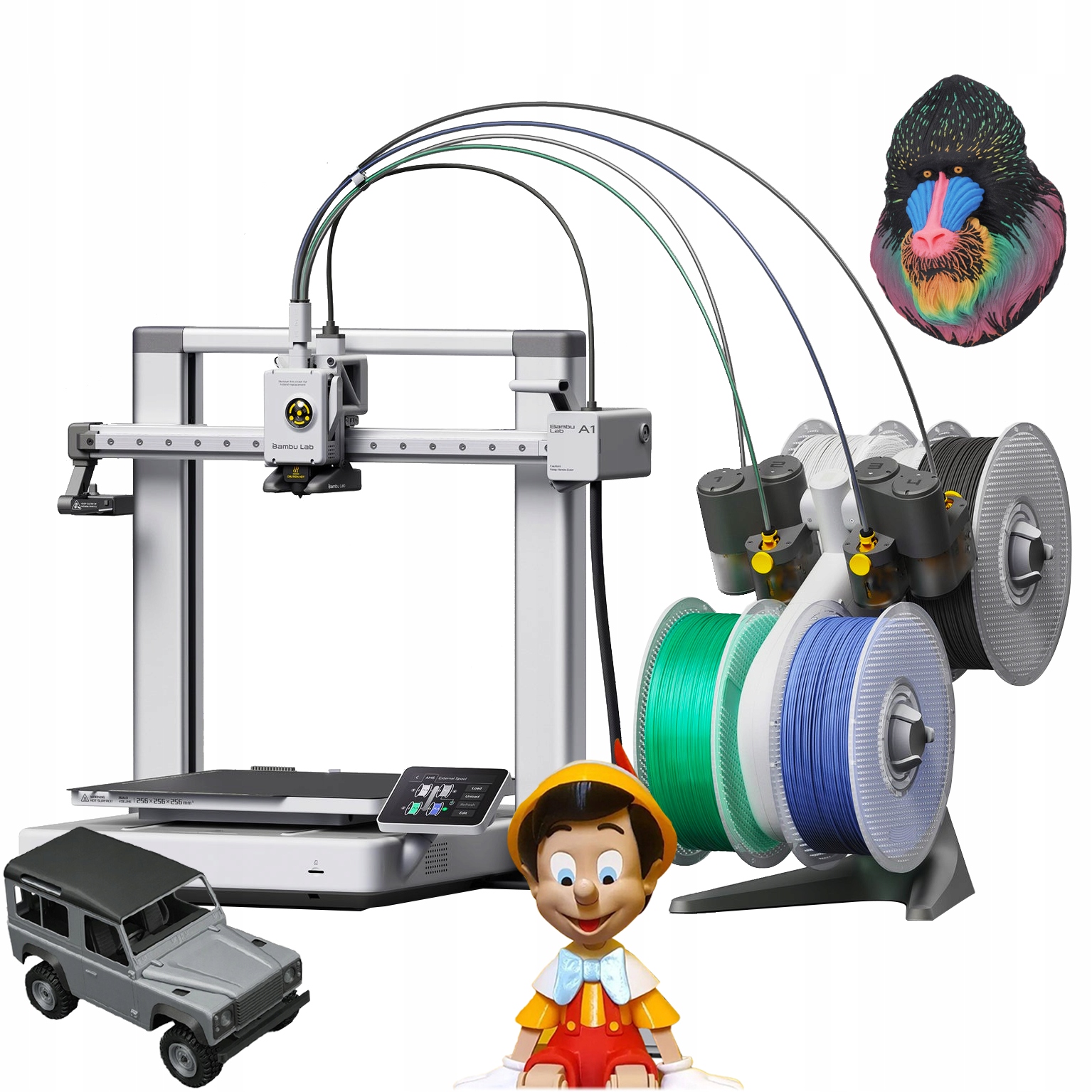 Bambu Lab A1 Combo + 3D ПРИНТЕР AMS lite
