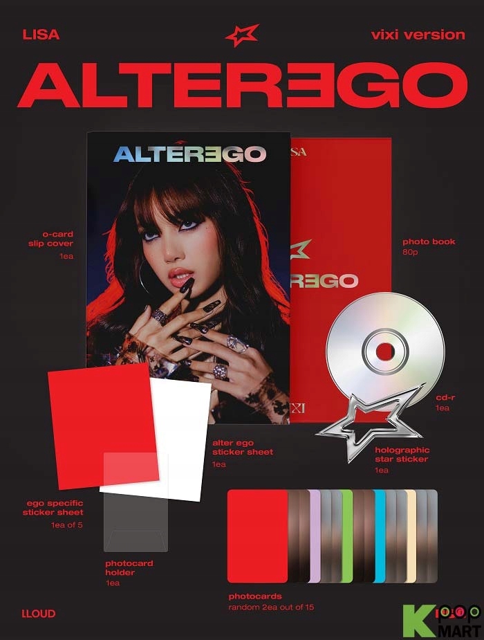 リサ ALTER EGO 直筆サイン CD レコード セット リサ ALTER EGO