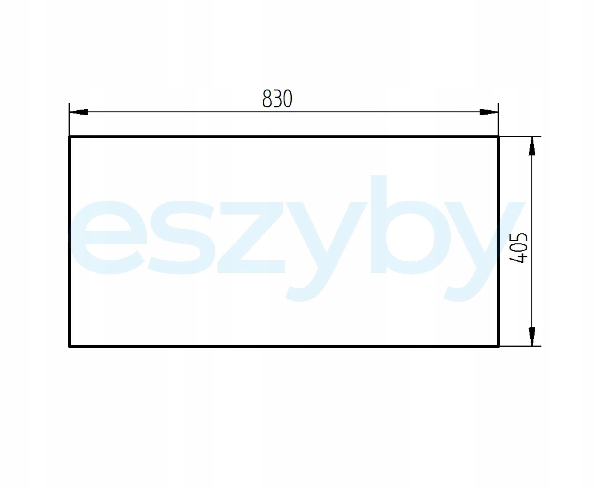 sklo bagr Cat přední spodní 156-6473