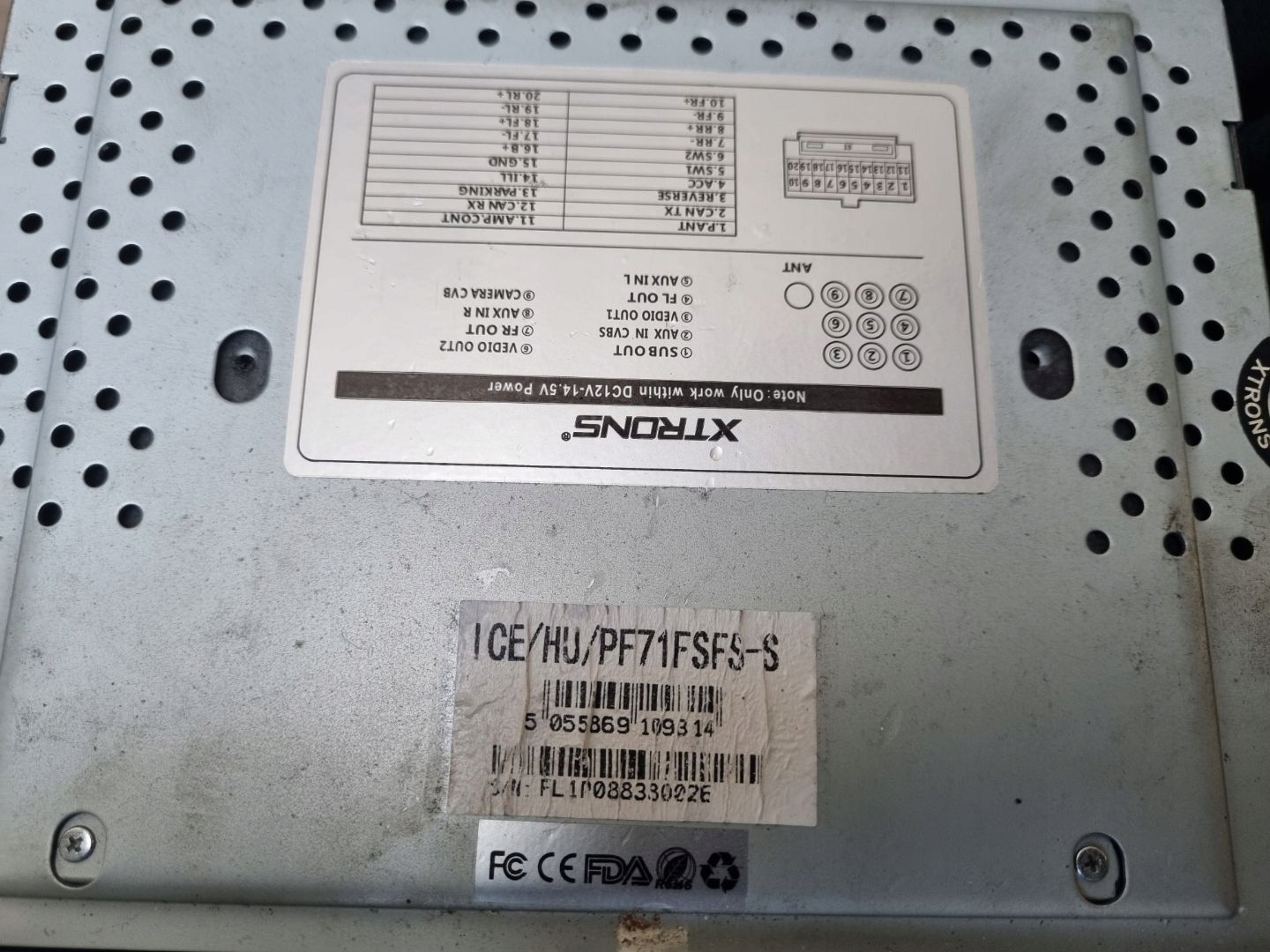Radio samochodowe Ford Focus 2 facelift 2011 PF71FSFS-S
