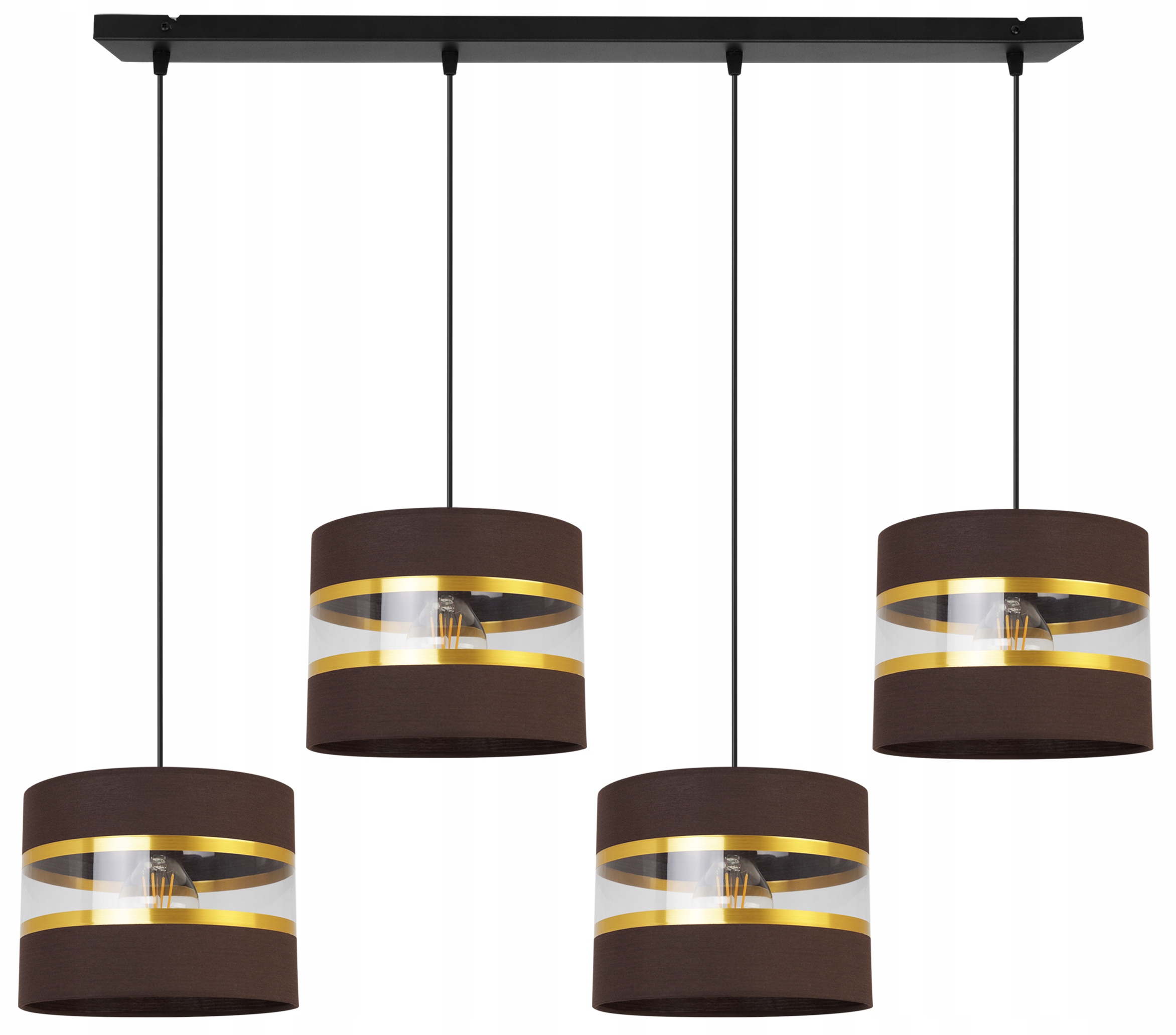 Závěsná Stropní Lampa Lustr Glamour Zlaté Stínidlo Do Obývacího Pokoje Jídelny