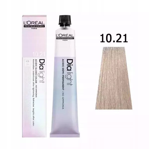 

Loreal Dia Light farba bez amoniaku 50ml 10.21