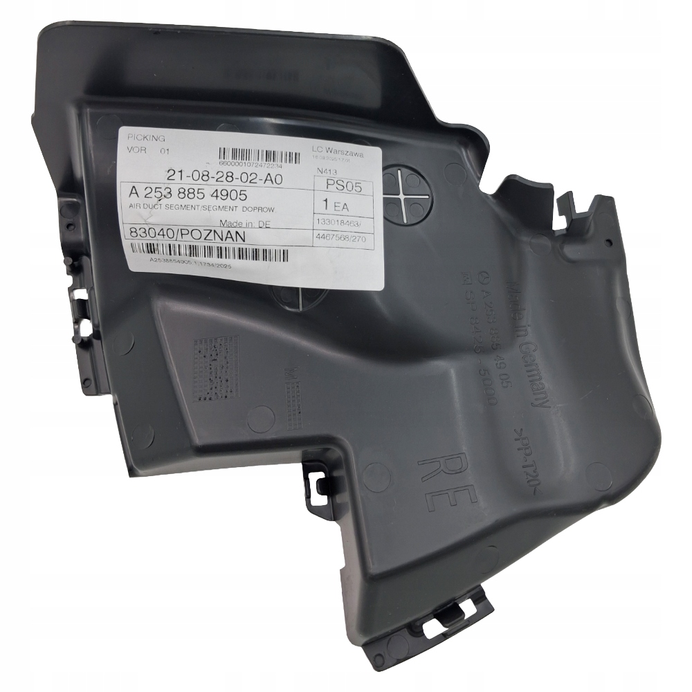Segment Přívodu Vzduchu Mercedes Oe A2538854905