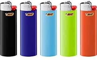

5x Zapalniczka Krzesiwo Bic J23 Slim Mix
